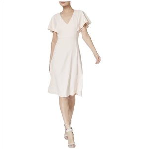 NWT Calvin Klein Petite V-Neck Flare Dress Sz 10P